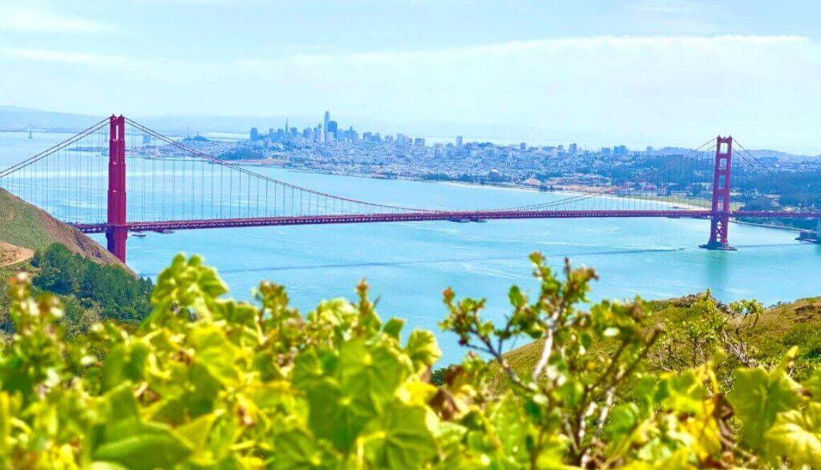 Golden Gate Bridge from the distance