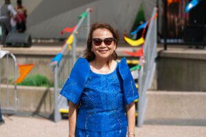 Rosemer Enverga, president of the Philippine Canadian Charitable Foundation, attends the Pinoy Fiesta & Trade Show in Scarborough on June 7. Photo by Luis De Castro.